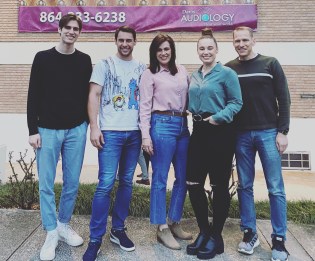 Family pic at theatre